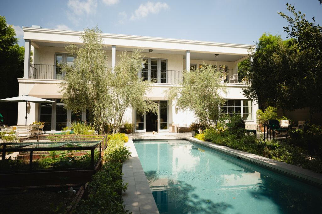house with pool
